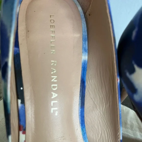Loeffler Randall Blue and multi colored heels, new - Picture 3 of 7